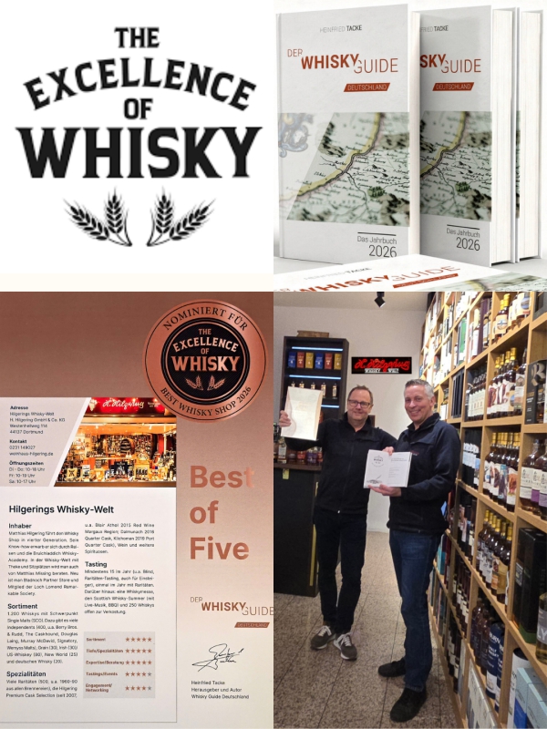 WIR SIND NOMINIERT! TOP-5 Whisky-Shops in Deutschland