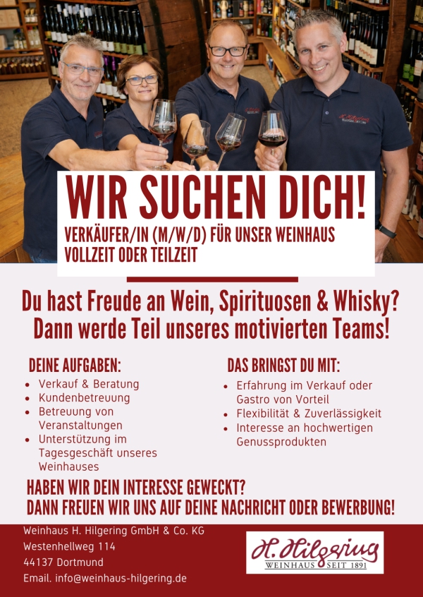 WIR SUCHEN VERST&Auml;RKUNG! Vielleicht bist Du genau die Person, die wir suchen - oder Du kennst jeamnden, der gut zu uns passt.....